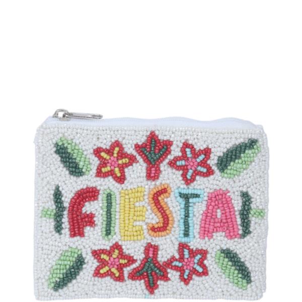 Cinco De Mayo Fiesta Seed Bead Coin Purse Bag