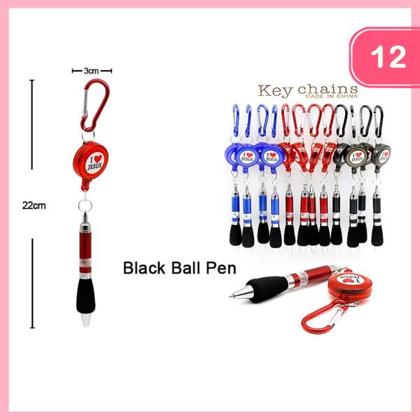 I Love Jesus Pen Keychain (12 Units)