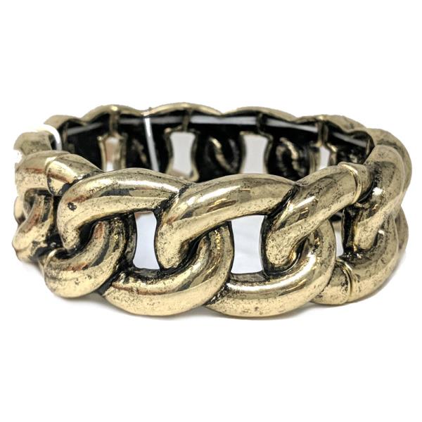 Western Chain Textured Ring
