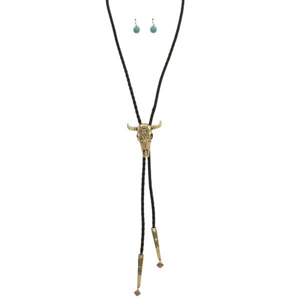Cattle Head Western Necklace