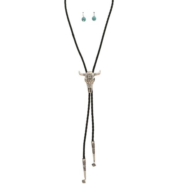 CATTLE HEAD WESTERN NECKLACE