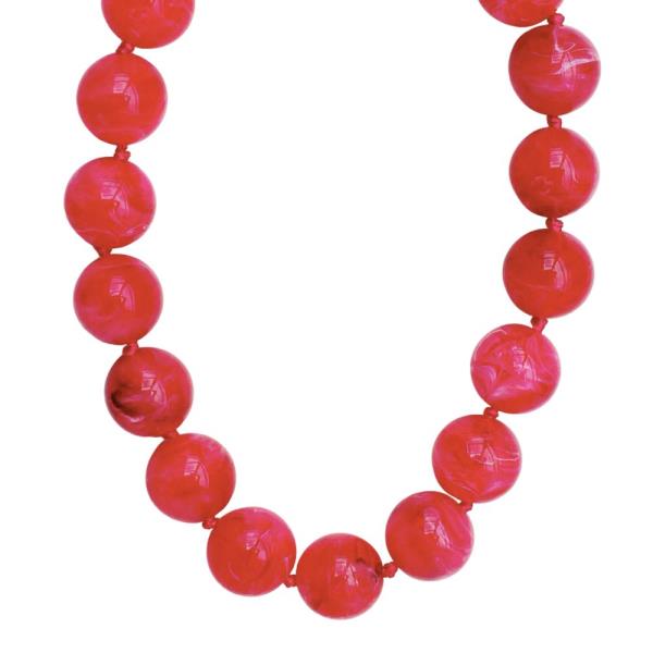 Ball Bead Link Necklace