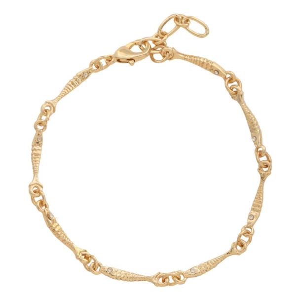 Fish Charm Metal Bracelet