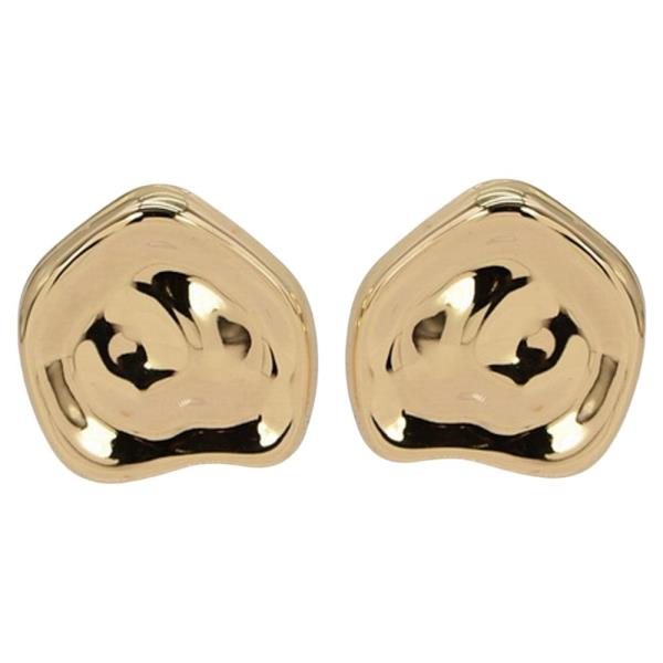 METAL IRREGULAR STUD EARRING