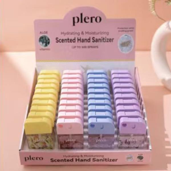 PLERO HYDRATING & MOISTURIZING SCENTED HAND SANITIZER (40 UNITS)