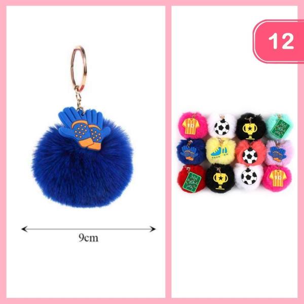 Pom Pom Keychain (12 Units)