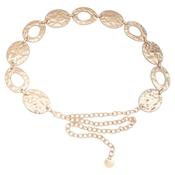 ORGANIC TEXTURE DUAL DISC CHAIN BELT