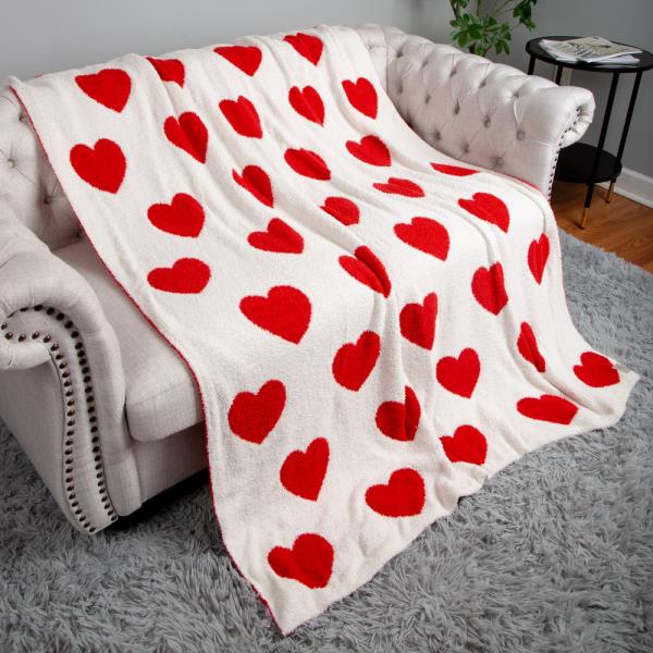Heart Pattern Blanket