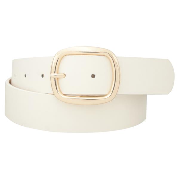 ROUNDED RECTANGLE BUCKLE BELT