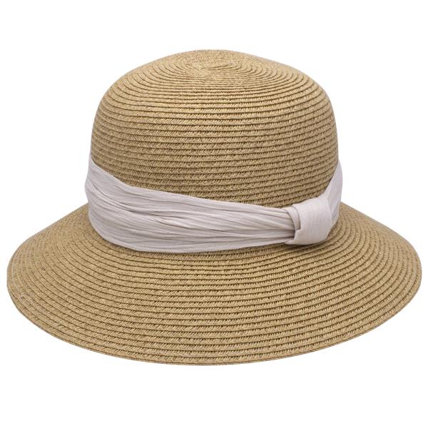 KNOT DESIGN STRAW SUN HAT