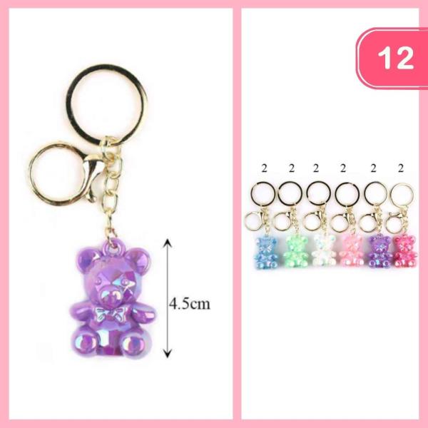 Teddy Bear Keychain (12 Units)