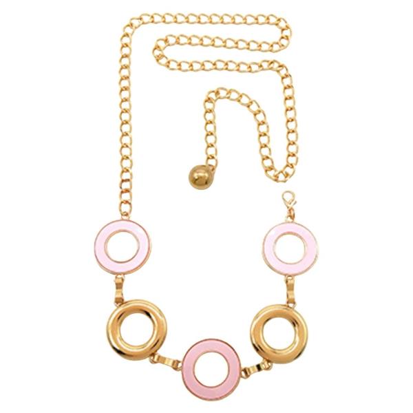 CHAIN BELT FEATURING LARGE CIRCULAR LINKS