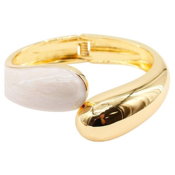 Marble Teardrop End Hinged