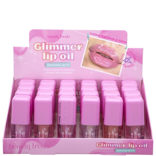 BEAUTY TREATS GLIMMER SHIMMERY LIP OIL (24 UNITS)