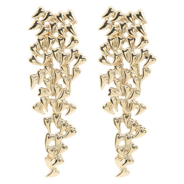 Pattern Drop Design Post Earring