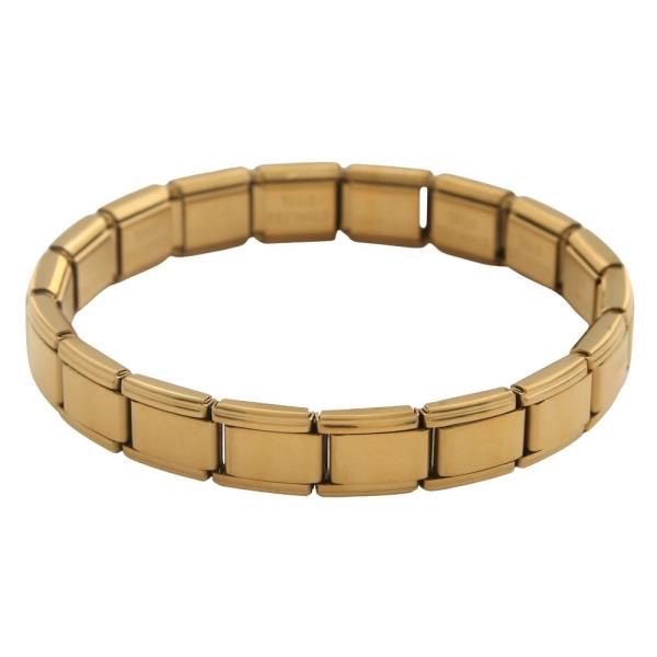 18K Gold Plated with Stainless Steel Bracelets