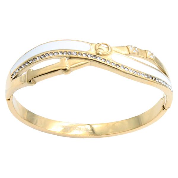 Gold Plated Stainless Steel Evil Eye Bracelet