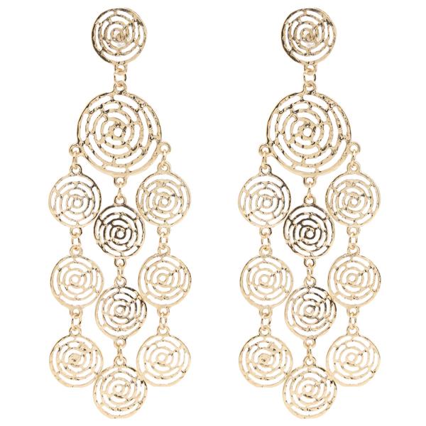 SDJ Pattern Design Dangle Multi Drop Earring
