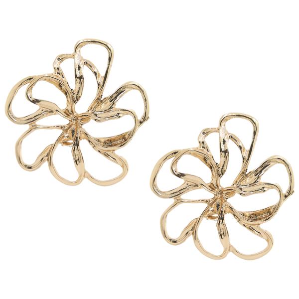 SDJ Open Flower Shape Earring