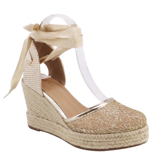 ESPADRILLE CLOSED TOE LEGWRAP 12 PAIRS