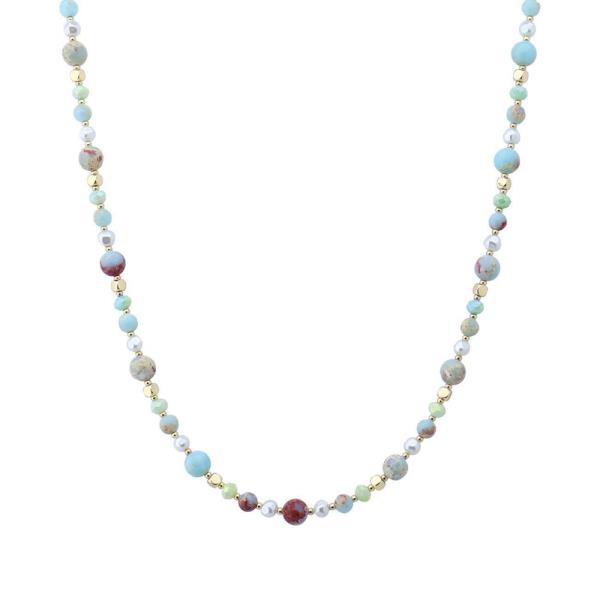 Multi Color Bead Necklace