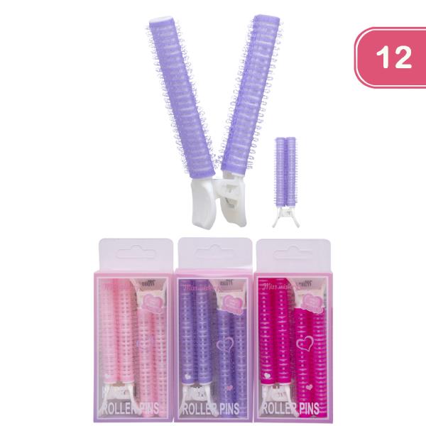 2PC HAIR ROLLER PINS (12 UNITS)