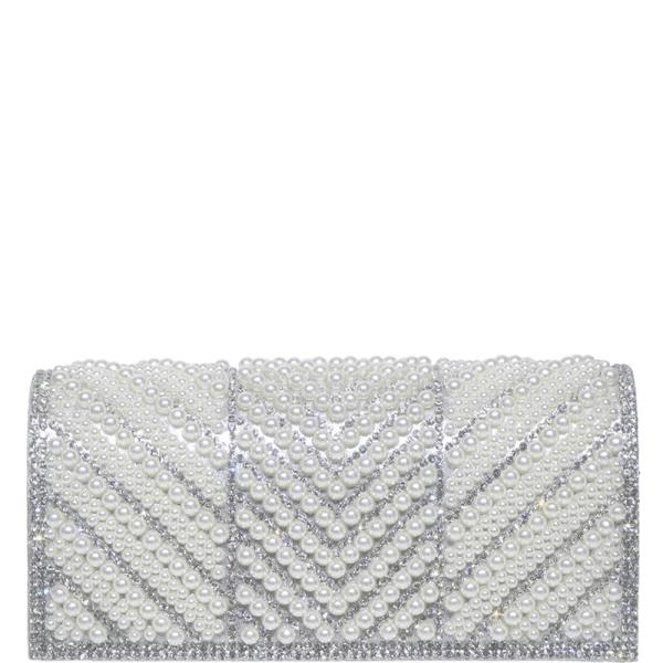 Rhinestone Beaded Evening Clutch Bag