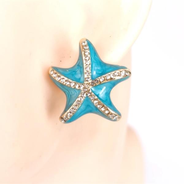 Starfish Statement Earring
