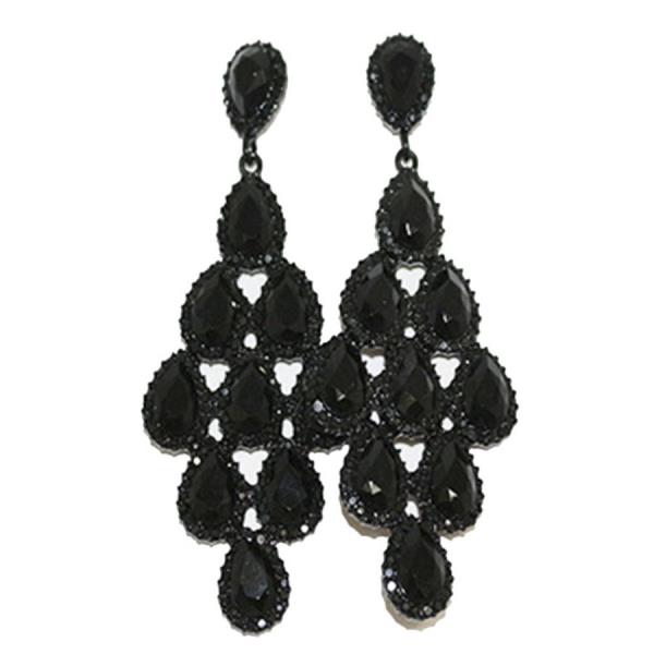Teardrop Chandelier Crystal Dangle Earring