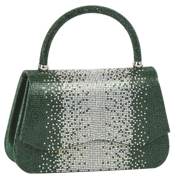 Rhinestone Design Evening Crossbody Bag