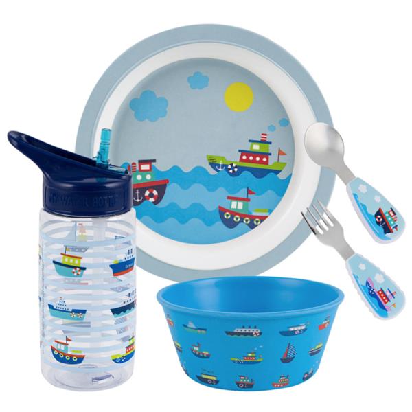 Shops Melamine Kids Mealtime Set 5PC