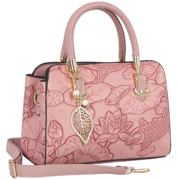Floral Design Satchel Bag