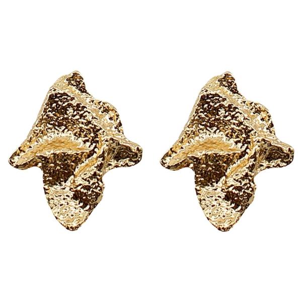 Hammered Designer Inspire Post Earring