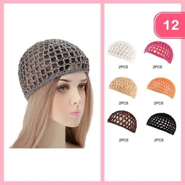 Hair Mesh Net Hat (12 Units)