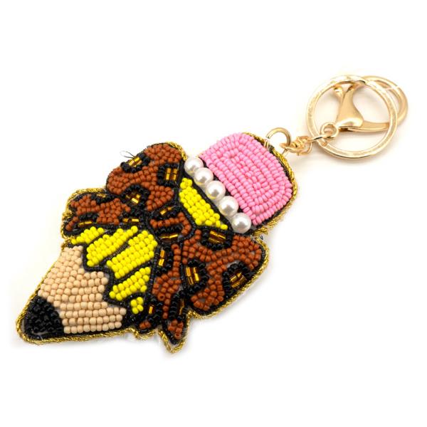 PENCIL LP RIBBON BAG CHAIN