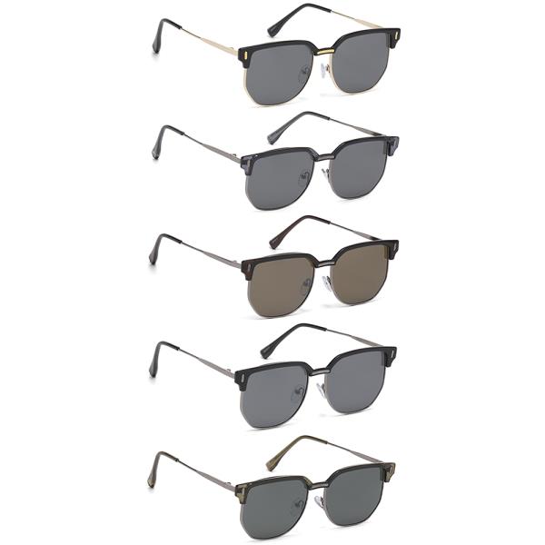 Round Square Design Sunglasses 1DZ
