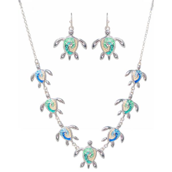 Sealife Epoxy Necklace