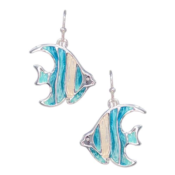 Sealife Epoxy Earring