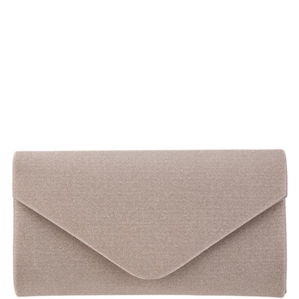 Textured Envelope Shaped Evening Clutch Bag