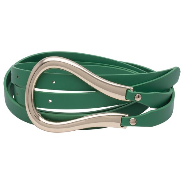 DOUBLE LAYER METAL SHAPE BELT