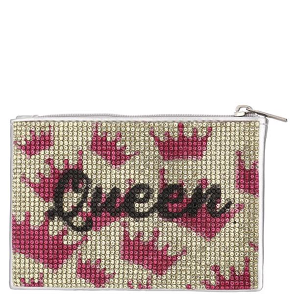 Rhinestone Queen Rhinestone Coin Purse Pouch Bag