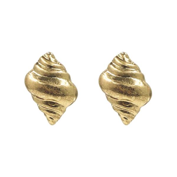 Sealife Conch Shell Stud Earring