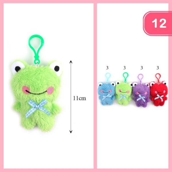 Frog Plushie Keychain (12 Units)
