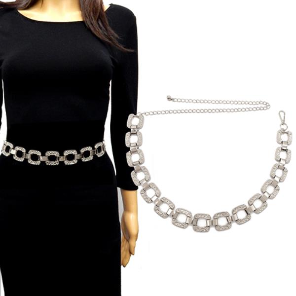 INTERLOCKING RECTANGULAR SEGMENTS BELT