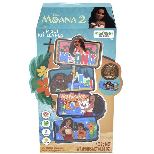 Moana 4PC Sliding Lip Gloss