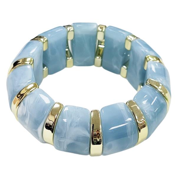 Marbled Nugget Stretch Bracelet