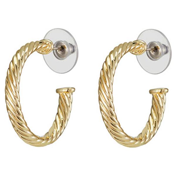 CABLE HOOP EARRING-26MM