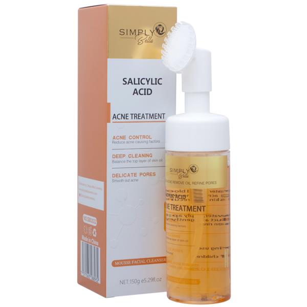 SIMPLY BELLA SALICYLIC ACID MOUSSE FACIAL CLEANSER