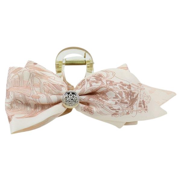 Silky Bow Ribbon Hair Claw Jaw Clip
