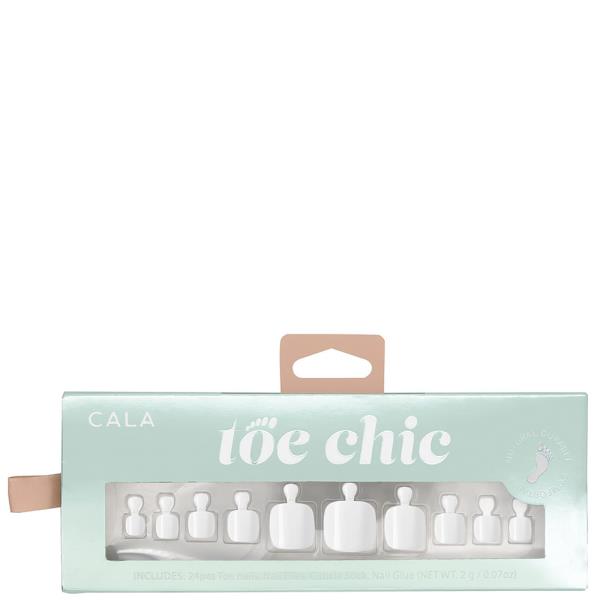 CALA Toe Nail Kit White 24PC